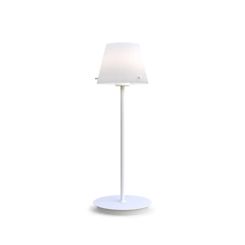 Populärt val Bordslampa Glas Vit Herstal Gil 33,5cm