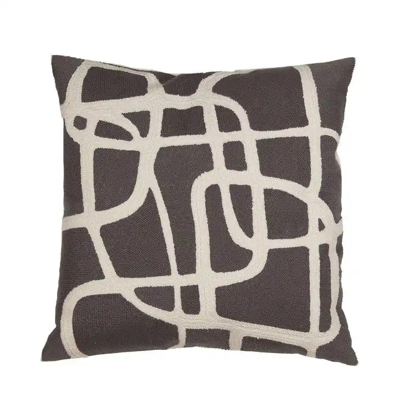 Bästa pris Kuddfodral Street Grå 48x48cm Fondaco