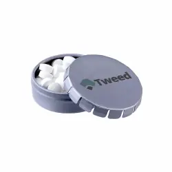Outlet Tryckt micro mini clic-clac ask med ca. 5 g mints