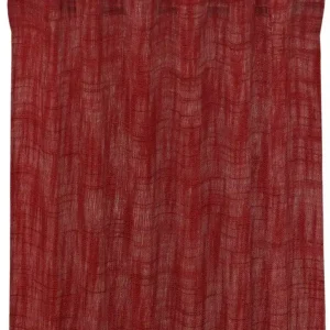 Gardin Nina Royal Bruce Röd 140x250cm 2-Pack risnedsättning
