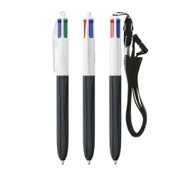 BIC® 4 Colours Wood Style with Lanyard Beställ nu