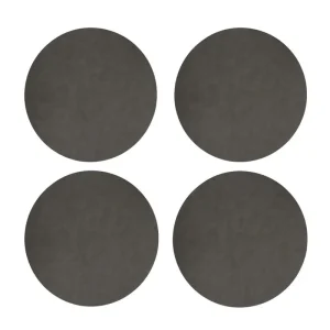 Glasunderlägg Nina Royal Vejby Grafit Ø10cm 4-Pack Trygg betalning