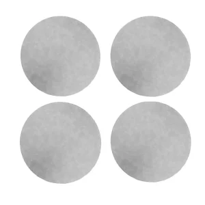 Rea Glasunderlägg Nina Royal Vejby Ljusgrå Ø10cm 4-Pack