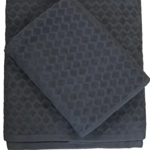 Badlakan Nina Royal Diamond Mörkgrå 90x150cm Begränsat antal