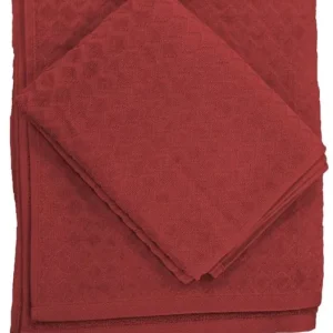 Badlakan Nina Royal Diamond Mörkröd 90x150cm Nedsatt pris