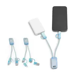 BERNERS. Supersnabb 6-i-1 USB-kabel i återvunnen PET (100 % rPET) Lågt pris