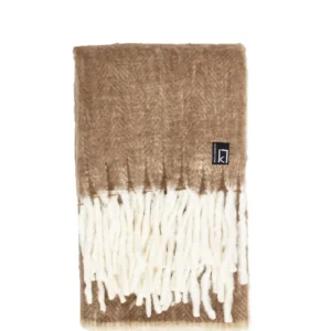 Erbjudande Kosta Linnewäfveri Ullpläd Beige 130x170cm