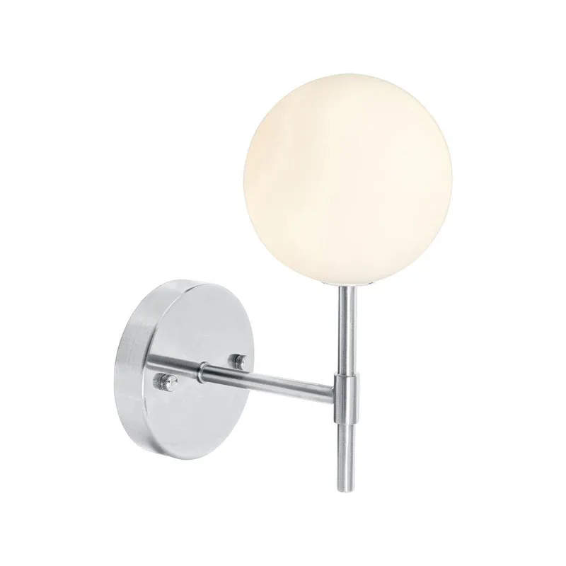 Vägglampa PR Home Sigma Krom Opalglas 25cm IP23 Köp online