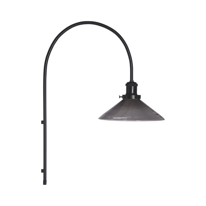 Vägglampa August Svart 25cm PR Home Populär