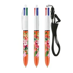 Köp nu BIC® 4 Colours Fine kulpenna + Lanyard