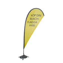 Säker betalning Beachflagga Droppen