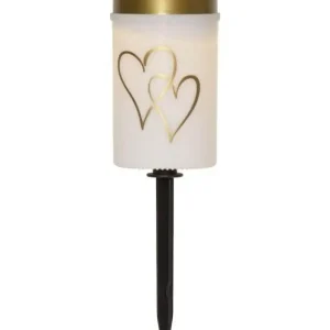 Billigare Gravljus LED Solcell Star Trading Hearty Vit 12cm