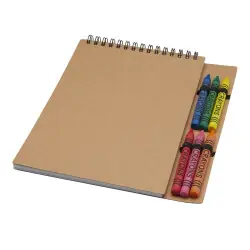 Bästa pris Doodle A5 anteckningsbok med mjukt spiralomslag och kritset