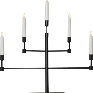 Star Trading Vide Adventsljusstake Svart 53cm Fynd