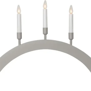 Star Trading Vind Adventsljusstake Beige 38cm Billig