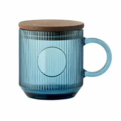 Vitrio Mug - Ribbad glasmugg 300ml Extra rabatt