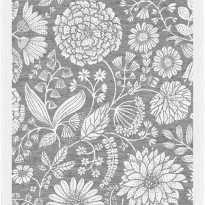 Beställ idag Ekelund Flowering Kökshandduk Grå 35x50cm