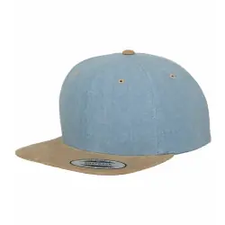 Köp online Chambray-Suede Snapback