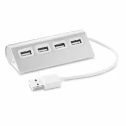 Rabatter Aluhub - USB hubb med 4 portar