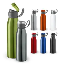 Begränsat antal KORVER. Aluminium 650 mL sportflaska