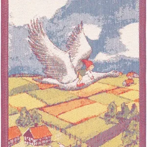 Nyhet Ekelund Nils Holgersson Kökshandduk Multi 35x50cm