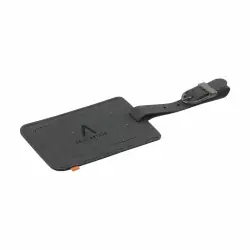 Recycled Leather Luggage Tag Bagagebrickorna Billigare