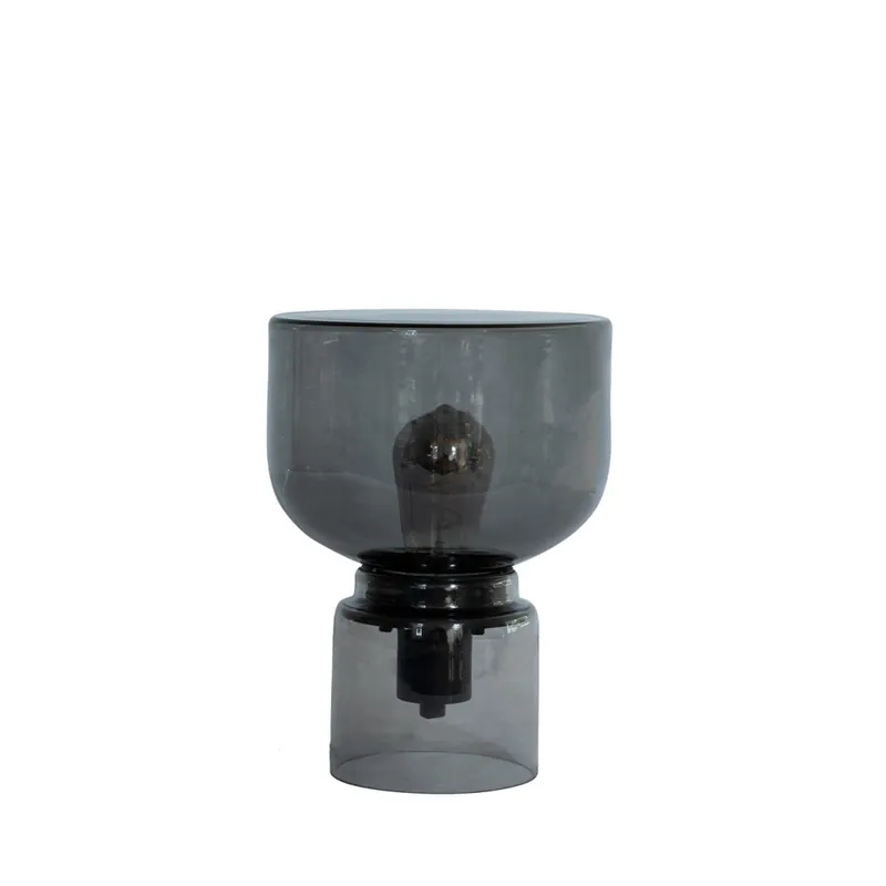 Bordslampa Glas Grå Dimbar Watt & Veke Grace 25,5cm Utförsäljning