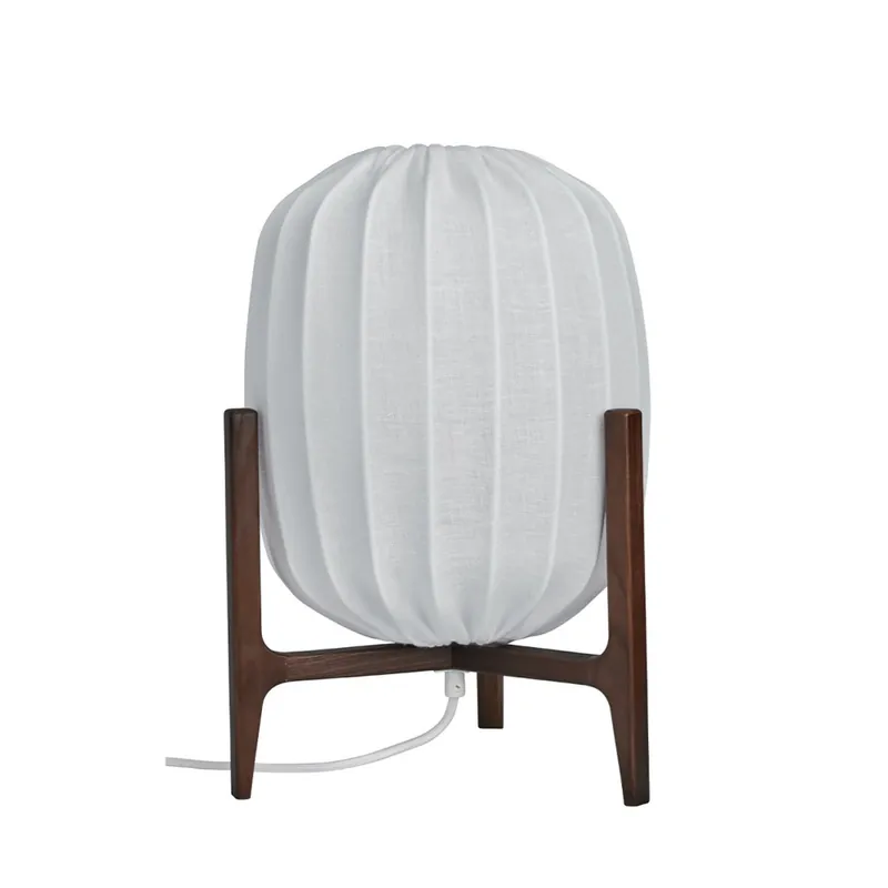 Utförsäljning Bordslampa Mörk Ask/Vit Dimbar Watt & Veke Prisma 42cm