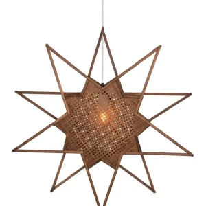 Globen Lighting Karin Julstjärna 70 cm Brun Billig