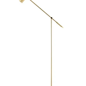 Beställ idag Golvlampa Mässing Globen Lighting Hubble Read 140cm