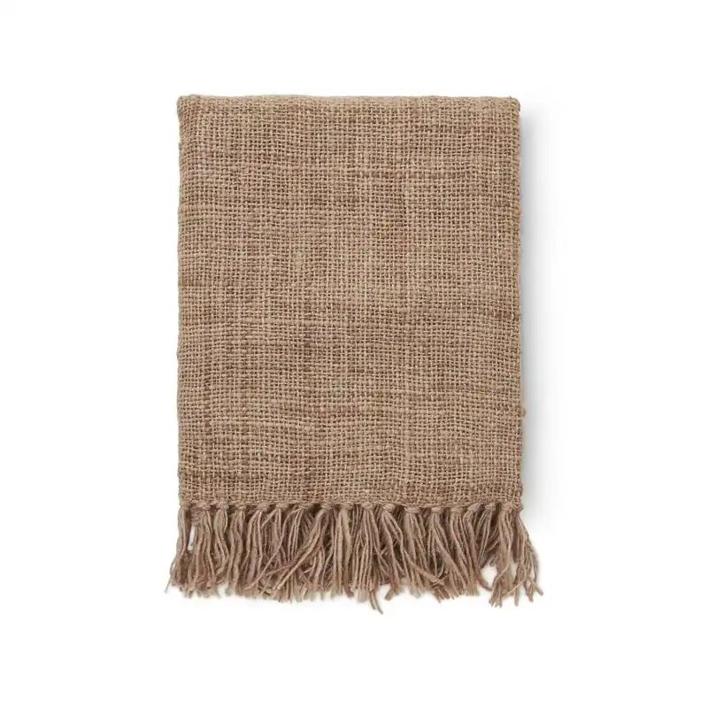 Boel & Jan Tobago Pläd Rost 130x170cm Outlet