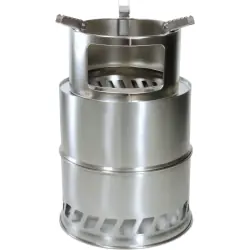 Hiking Wood Stove Stainless Steel 20x31 cm Fynd