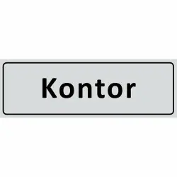Fri frakt Informationsskylt Kontor 225x80 mm