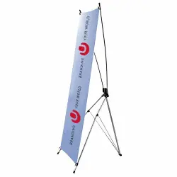 X-Banner med tryck 80x180cm Billig