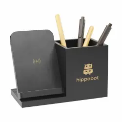Snabb leverans Bamboo Boss 15W laddningsställ/pennhållare