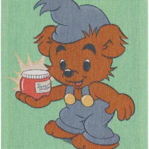 Reapris Ekelund Bamse Kökshandduk Blå/Grön 35x50cm
