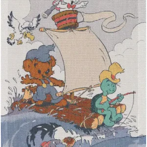 Ekelund Fisketur Kökshandduk Multi 35x50cm Fri frakt