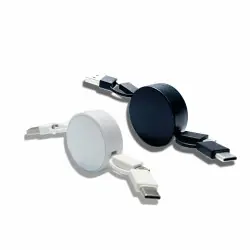 5in1 Retractable Spin cable small Premium