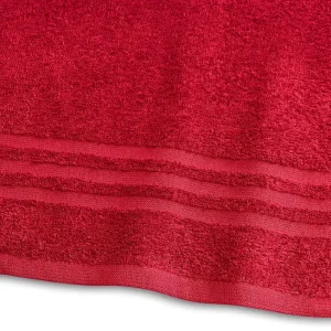 Badlakan Borganäs of Sweden Basic Frotté Röd 90x150cm Bästa pris