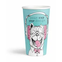 Pappersmugg, Cold Cup, 45cl/16oz Rabatter