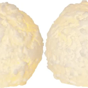 Blockljus LED Star Trading Snowball Vit 2-Pack Ø8cm Nyhet