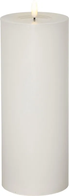Utförsäljning Blockljus LED Star Trading Flamme Flow Big Vit 10x27,5cm