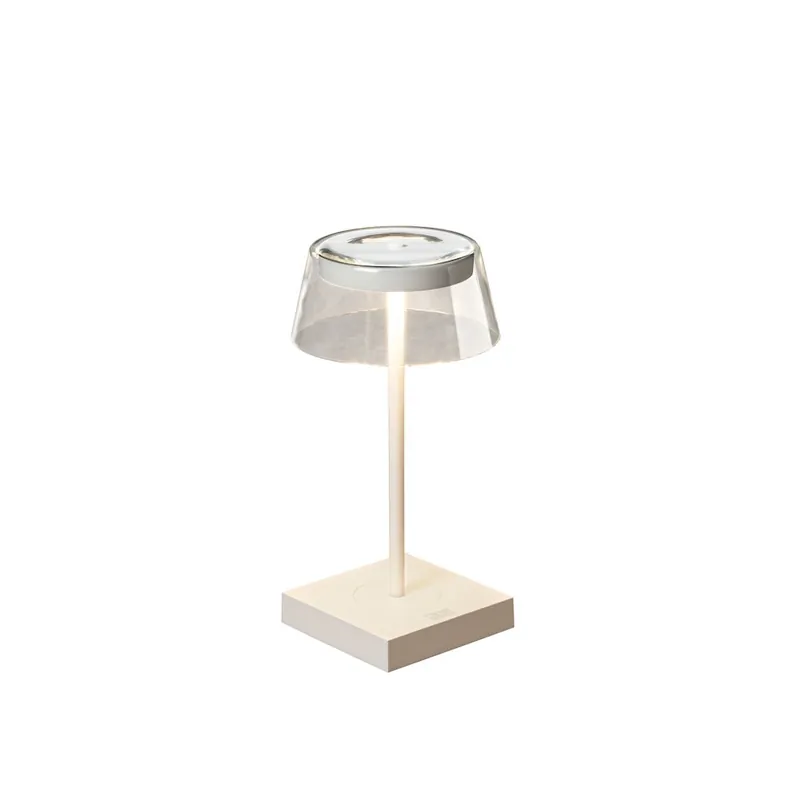 Utförsäljning Portabel Bordslampa Scilla Vit IP54 27cm Konstsmide