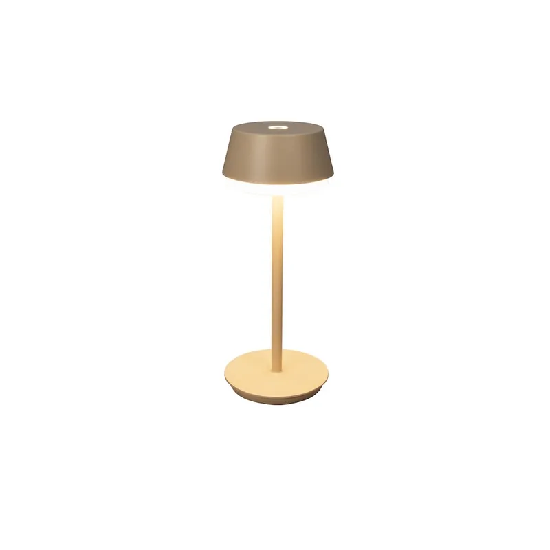 Begränsat erbjudande Portabel Bordslampa Lyon Sand IP54 30cm Konstsmide