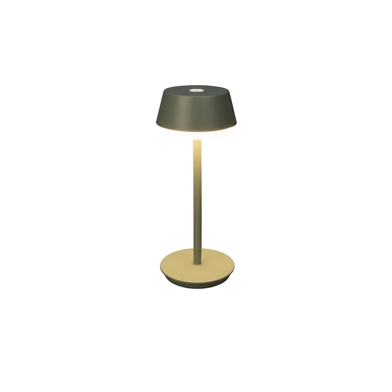 Köp online Portabel Bordslampa Lyon Grön/Grå IP54 30cm Konstsmide