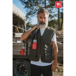 Begränsat antal THC PIXEL 3XL. Kroppsvärmare med flera fickor