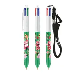 BIC® 4 Colours® kulpenna + Lanyard Beställ idag