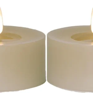 Begränsad tid Värmeljus LED Star Trading Flamme Flow Beige 2-Pack 7x5,5cm