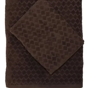 Handduk Nina Royal Diamond Brun 50x70cm Begränsat antal