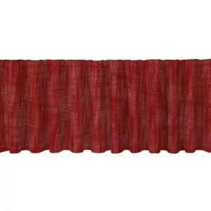 Gardinkappa Nina Royal Bruce Julröd 50x250cm Billig